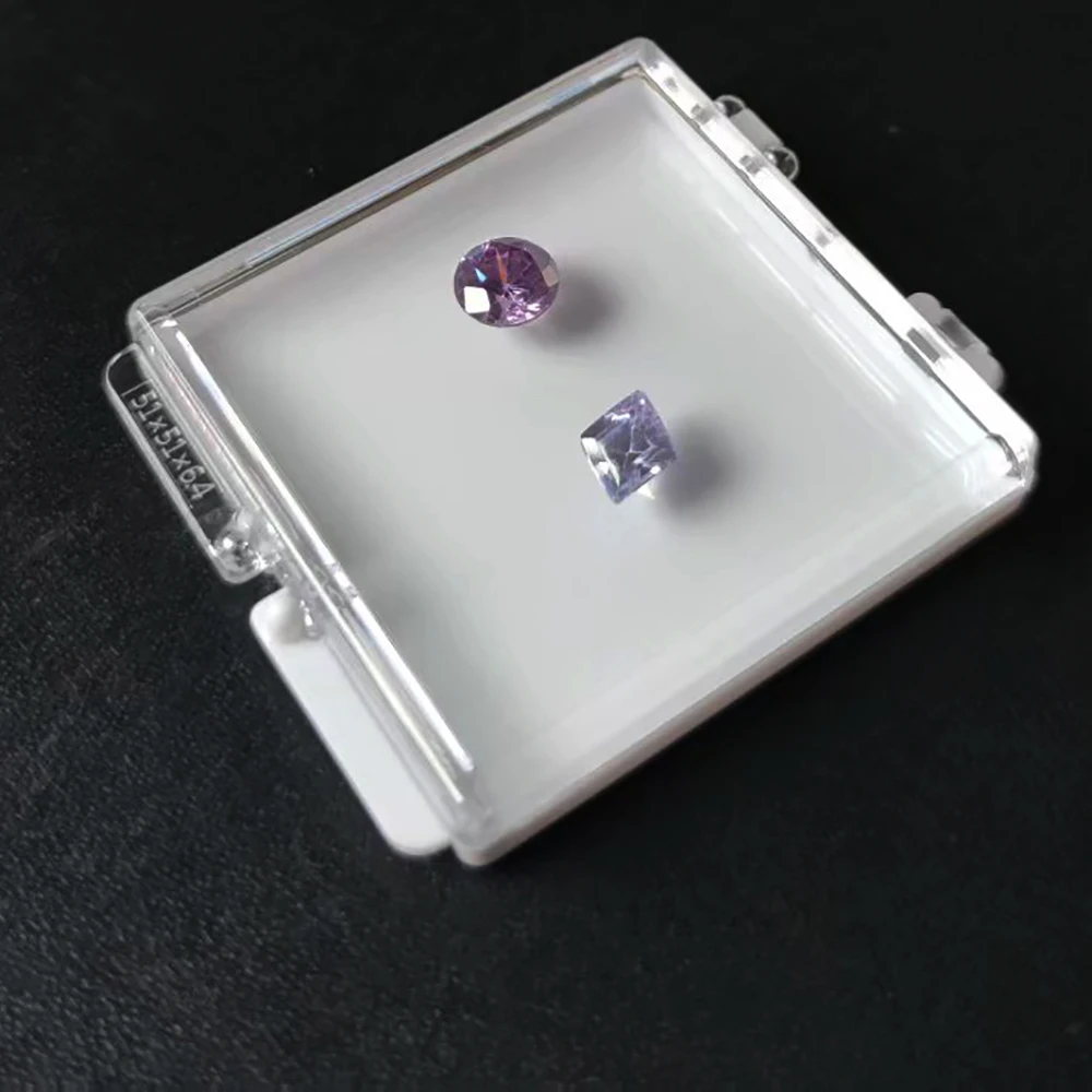 

Loose Diamond Jewelry Storage Box Stone Organizer Sticky Rhinestone Showcase Gemstone Packaging Box Gem Jewelry Gift Boxes 10Pcs