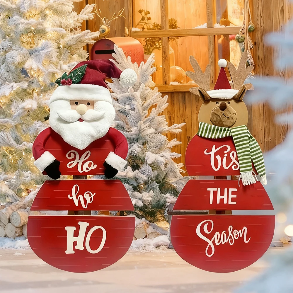 

Подставка Приветственный знак для внутреннего и наружного рождественского освещения на крыльце для наружной входной двери, сада, двора, рождественского украшения, знак
