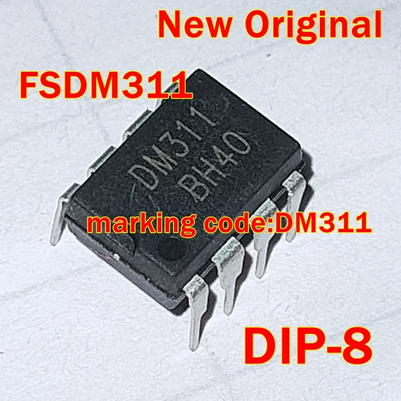 

1pcs to 100pcs FSDM311 DIP-8 marking code:DM311 New Original Green Mode Fairchild Power Switch (FPS)