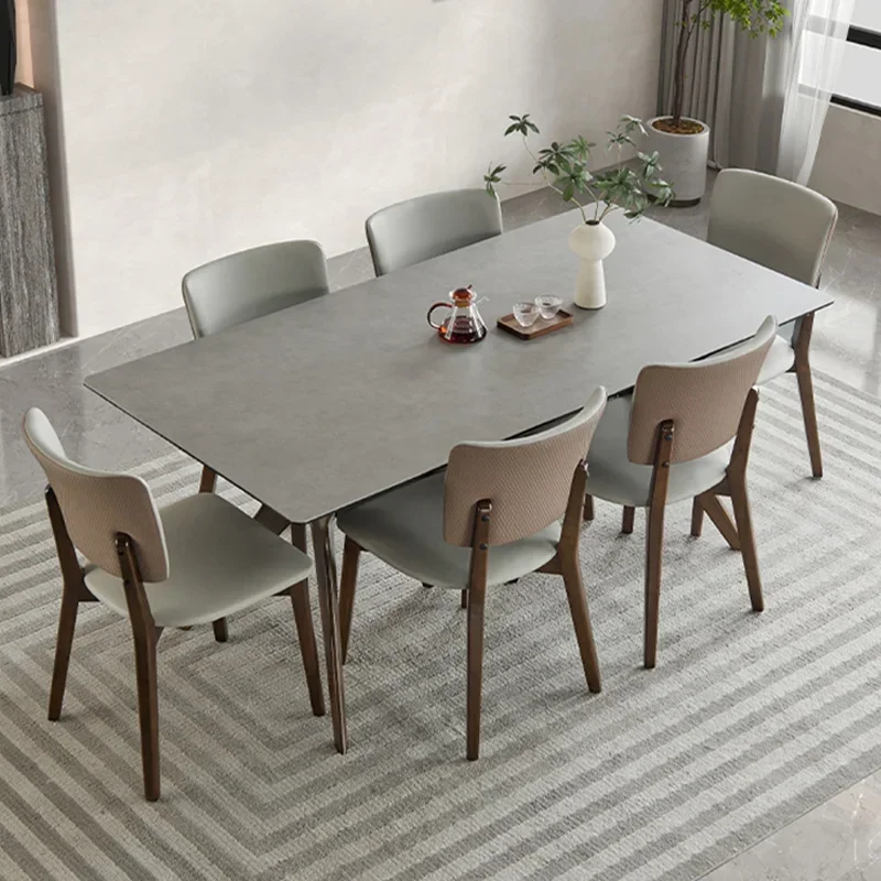 

Compact Rectangle Dining Table Italy Nordic Style Home Modern Dining Table Legs Metal Kitchen Mesas De Comedor Hotel Furniture