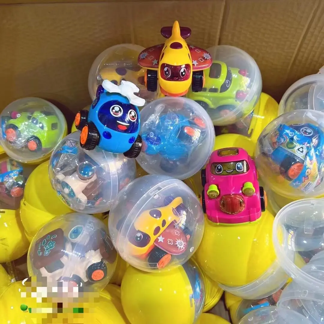 75mm-100mm doll egg ball color egg shell toy figure gift activity drainage commercial egg machine