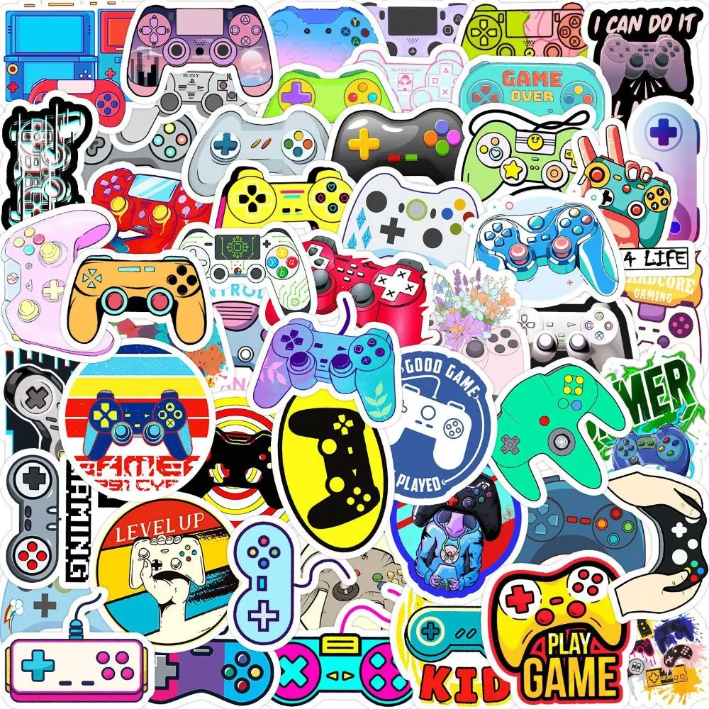 

50pcs Cartoon Game Doodle Sticker for Skateboard Laptop Mobile Phone Shell Car Fun Waterproof Sticker Classic Toys for Children