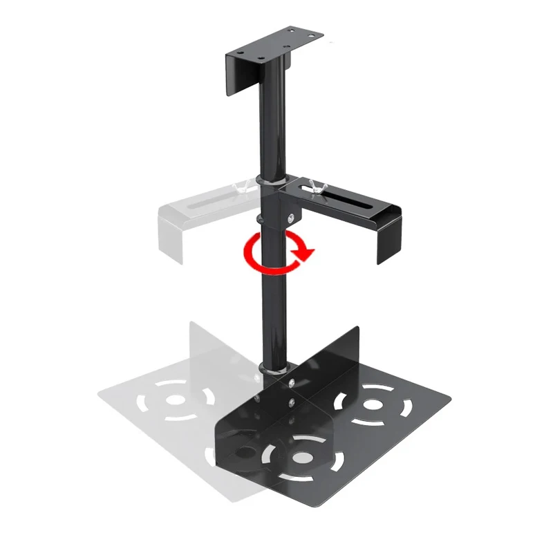 CP-02 30kg Computer CPU Stand Mainframe Hanger Host Box Stand Universal PC Case Holder Under Desk Wall Side width height Adjust