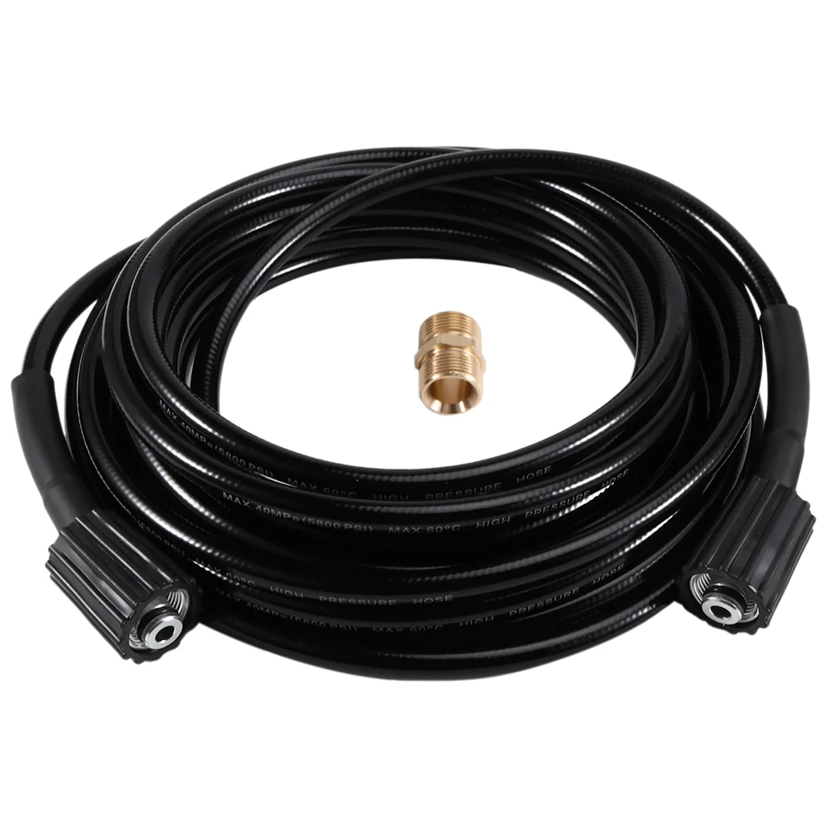 A002 Pressure Washer Hose Quick Connector Hose and Extension Coupler for Swimming Pools Siding Washing Cars Floors 8m