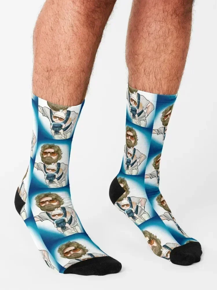 Alan From Hangover Socks moving stockings luxe winter New year's Mens Socks Women's