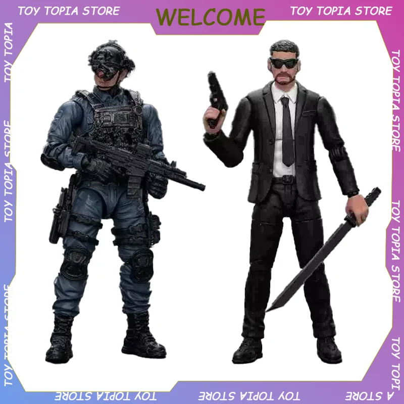 JOYTOY 10.6cm 1/18 Action Figures Army Builder Promotion Pack 2 Soldier Model Hardcore Coldplay Gk Figurine Statue Toys Decor