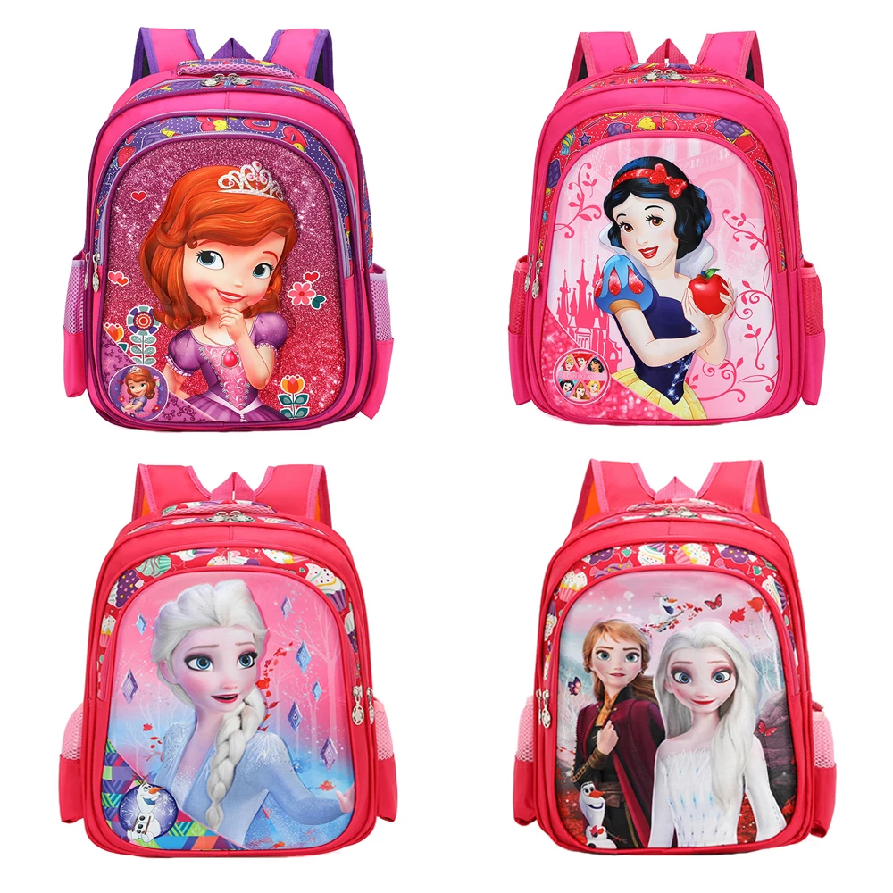 

Snow White Large Capacity Children Backpacks Cute Cartoon Multiple Pattern Choices Comfortable Breathable Boy Girl Student Bags