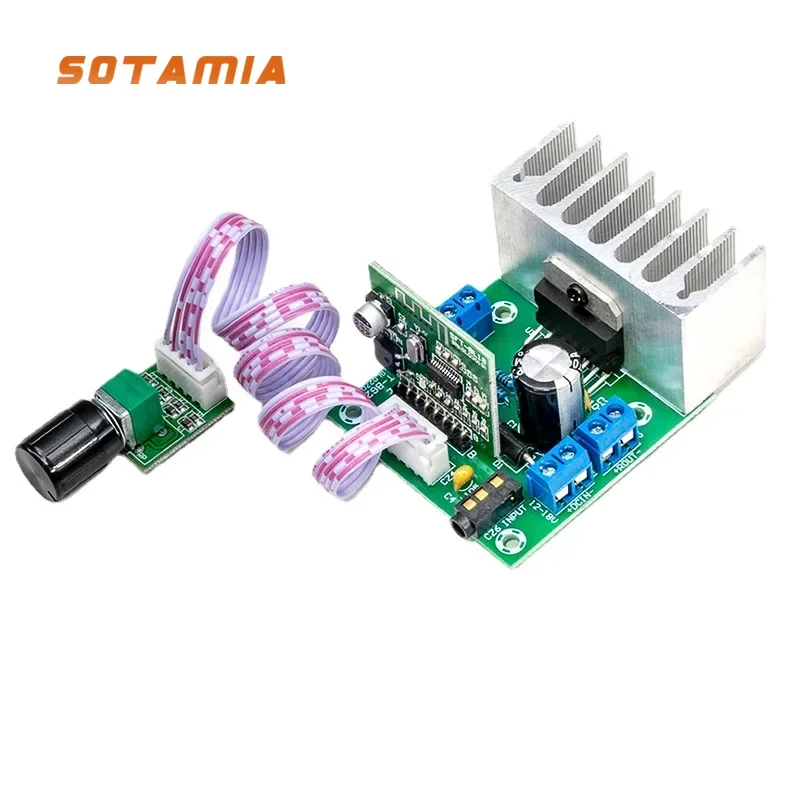 

SOTAMIA TDA7377 Bluetooth усилитель аудио плата 35Wx2 модуль усилителя мощности 12 В постоянного тока беспроводной настольный звуковой динамик мини усилитель