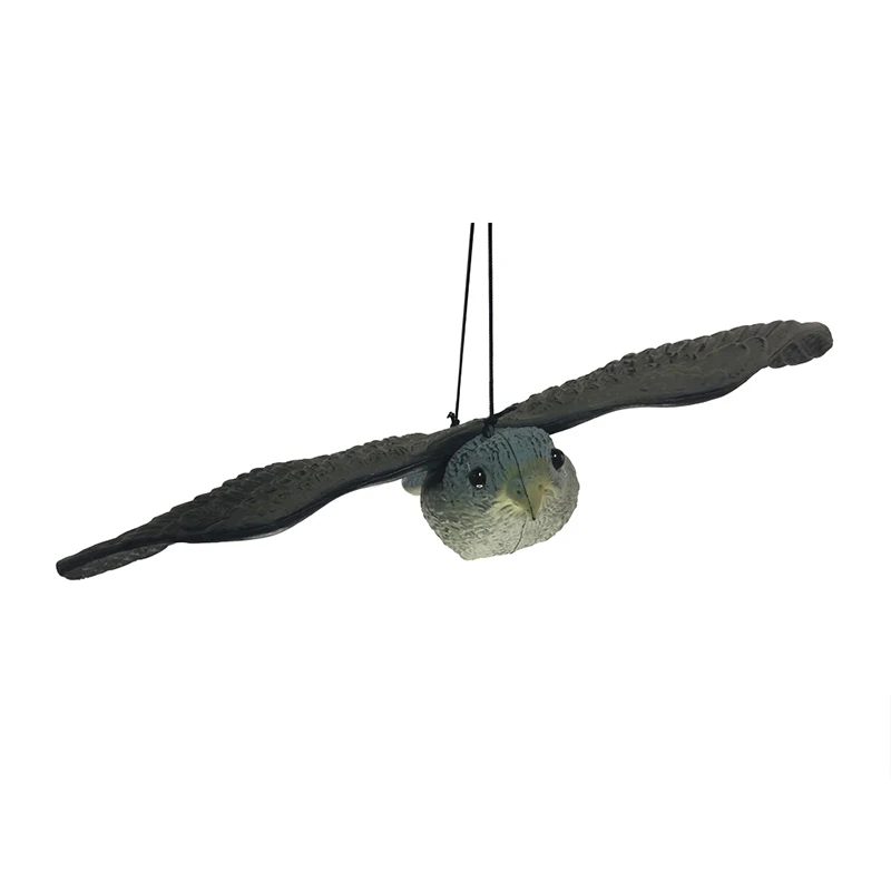 New Outdoor Plastic Flying Raven Hawk Bird Deterrent Scarecrow Hunting Decoy view 4