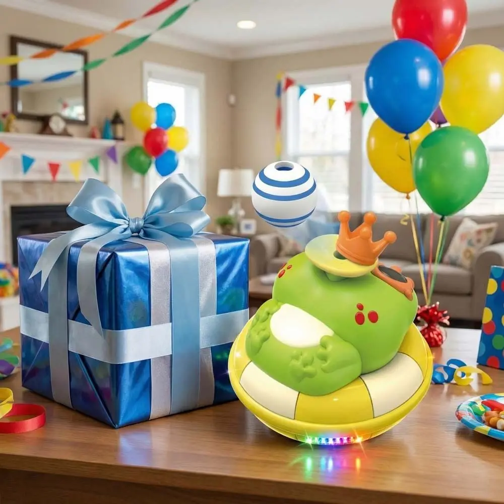 

Sensory Baby Elephant Balance Training Floating Ball Frog Mini Floating Ball Blowing Cartoon Cute Sensory Baby Montessori