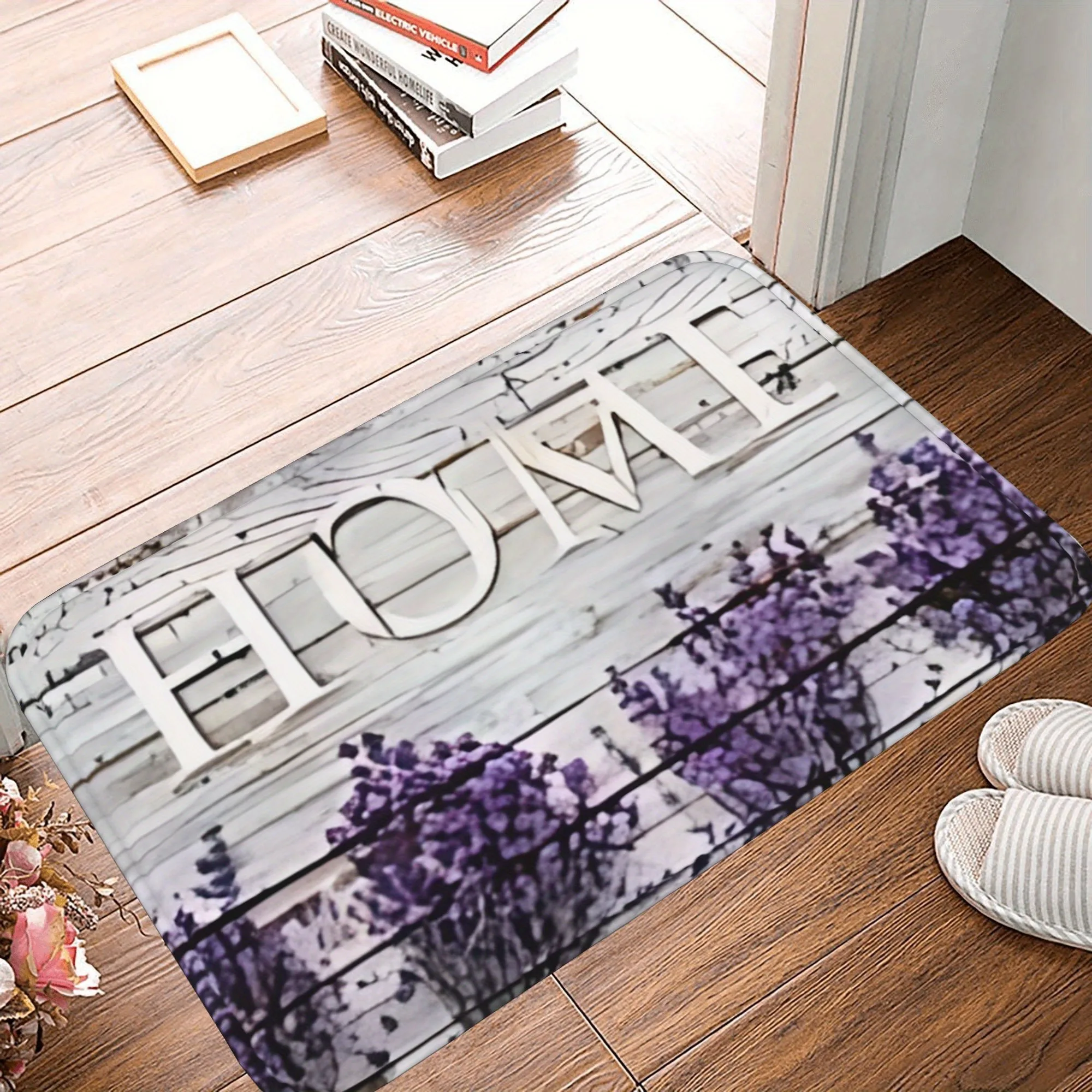 

1PC BOTANICAL HOME Pattern Kitchen Rug Non-Slip Door Mat Pop design Bathroom Rug Bath Mat Carpet for Home Sink Laundry Decor