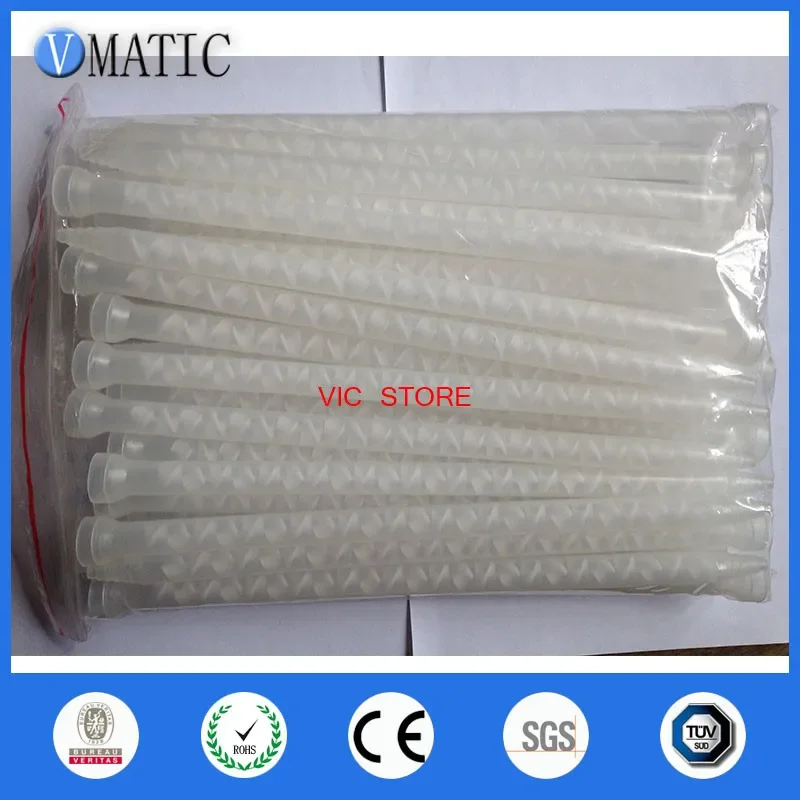 Free Shipping High Quality Resin Static Mixer MC10-24 Mixing Nozzles For Duo Pack Epoxies Static Mixer 10PCS/BAG