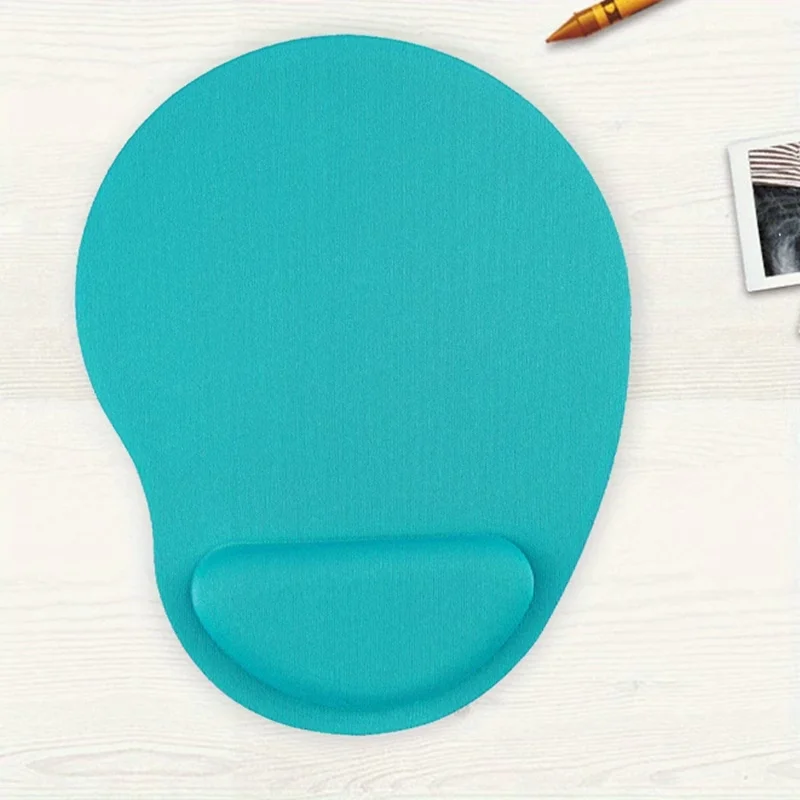 EVA Wrist Support Mouse Pad, Office Keyboard Wrist Rest, Memory Foam Non-slip Mouse Pad