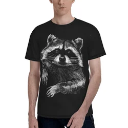 Raccoon 3D Print Polyester T-shirt Men Women Gym Short Sleeve TShirt Harajuku Streetwear Oversized Tops