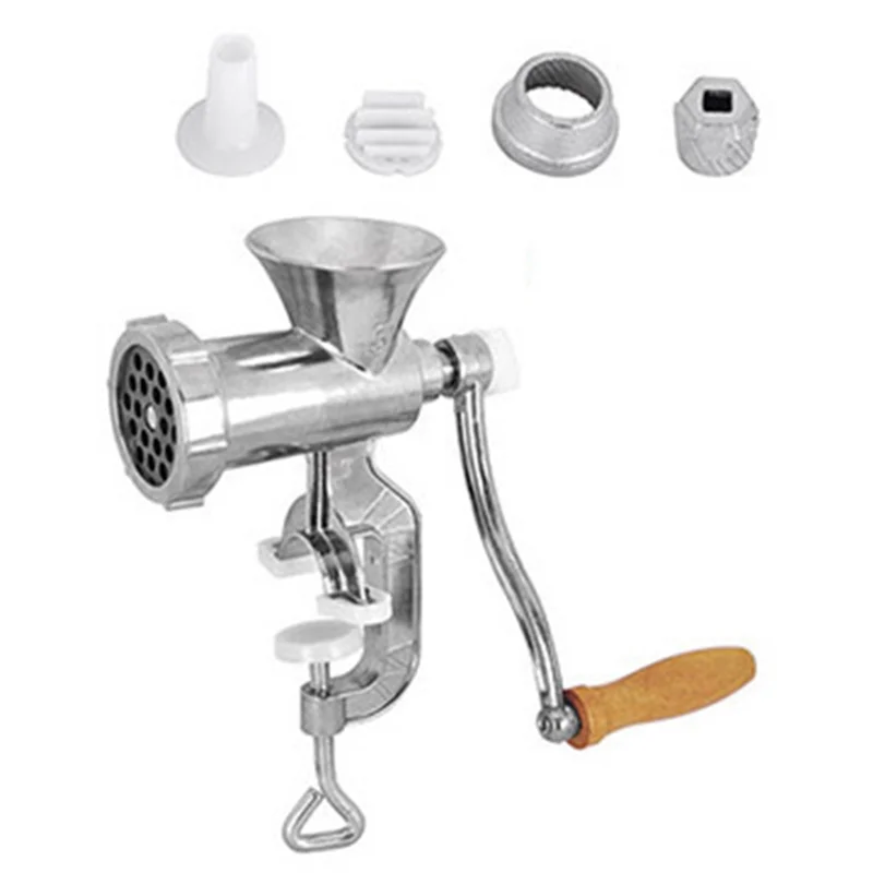 

FYBL-Mini Manual For Home& Garden Meat Mincer Portable Chopper Blender Grinder Food Processor Steel Blade For Beef Fish