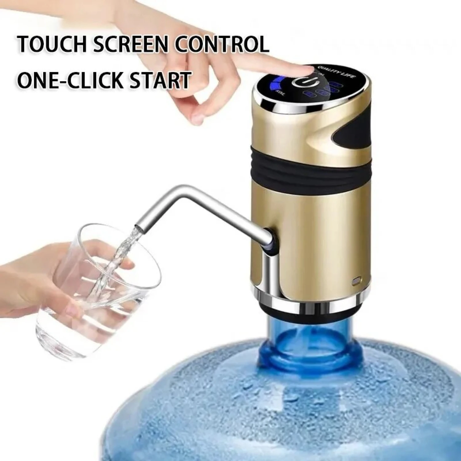 Convenient and Stylish Portable Automatic Water Dispenser with Child Lock - Technologically Advanced Compact Smart Household Wat