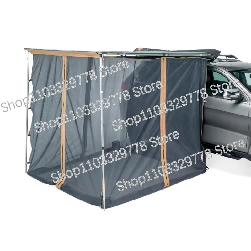 Outdoor Car Side Tent Side Shade Cloth Cross Arm Cloth House Yarn Network House Tent Floor Mat Accessories Excluding The Roof