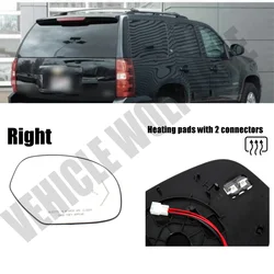For Cadillac Escalade 2009 2010 2011 2012 2013 2014 Right Side Blind Spot Heated Rearview Mirror Glass With Arrow Turn Signal