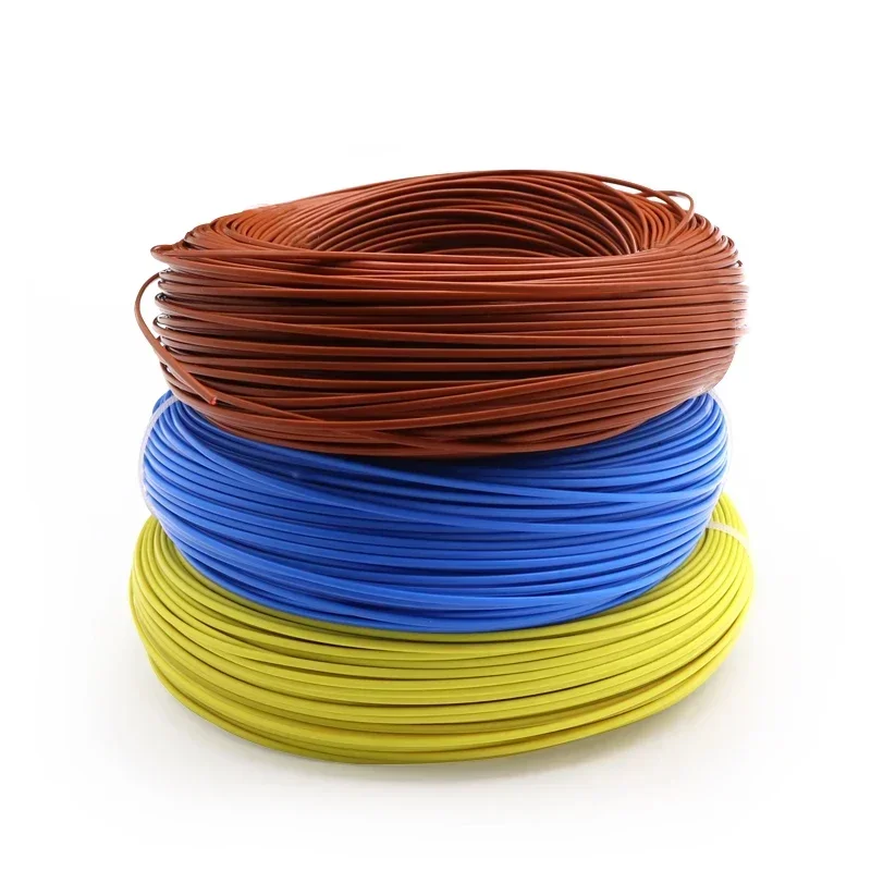 K J T Type Thermocouple Wire 2 Cores PTFE Insulator Shielded Line GlassFiber High Temperature Measuring Line Compensation Cable