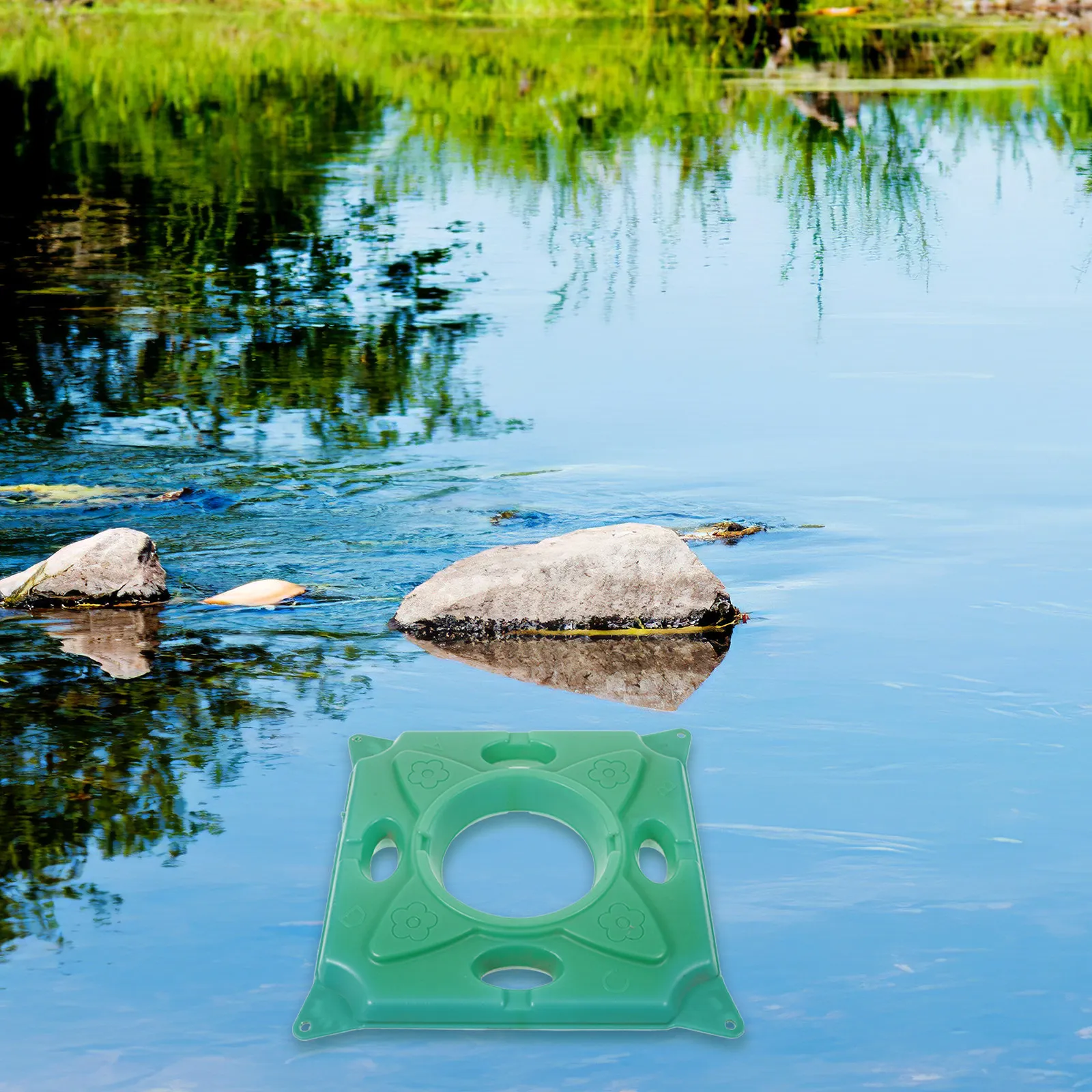 Aquatic Plants Floating Island Raft Wetland Ecosystem Accessory for Ponds Gardens Parks Hydroponics Gardening Supply Sustainable view 2