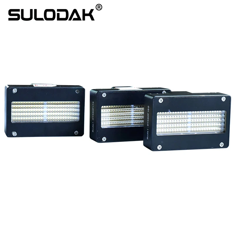 200W DYS80COB LED UV lampa utwardzająca atramentowy do drukarki platforma UV TOPME Dlican Ricoh G5 żel z głowicą drukującą utwardzany W ultrafiolecie