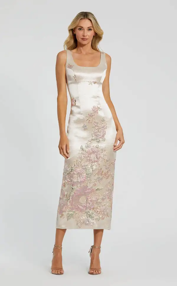 

Классические платья миди с вышивкой Charmeuse по индивидуальному заказу, прямые платья миди на тонких бретельках, платья для особых случаев на заказ, одинаковые в китайском стиле