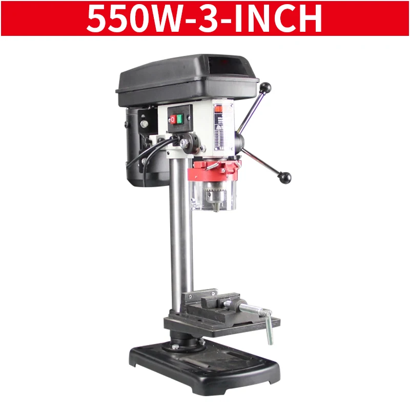 Multifunctional bench drill small milling machine household 16mm industrial grade high precision bench brushless electric drill