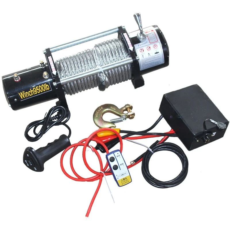 Vehicle electric winch 12v 24V off-road vehicle winch Wire rope electric winch