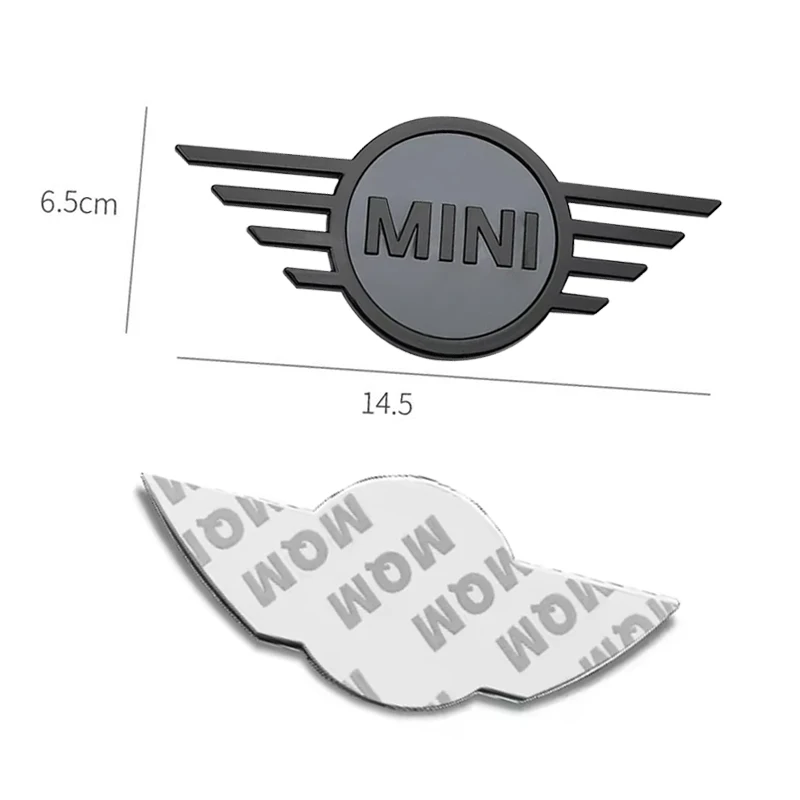 ABS Mini Auto Voorbumperembleem Achtersticker Logo Voor Mini Cooper JCW Works R56 R50 F54 F55 F56 F57 F60 R52 R53 R55 R57 R58 R59
