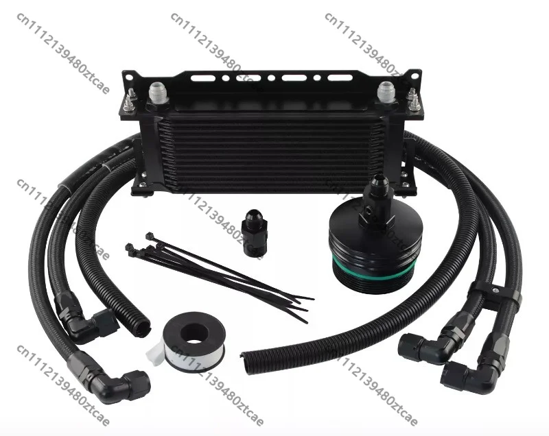 Automotive Engine Oil‑Cooling Radiator, Vehicle Oil Cooler Heat Exchanger, Aftermarket Modified Cooling Accessory