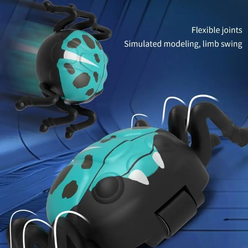 

Lovely Spiders Toy with Joint Leg for Kids Prank Play Electric Crawling Animal Toy For Children Entertainment 24BE