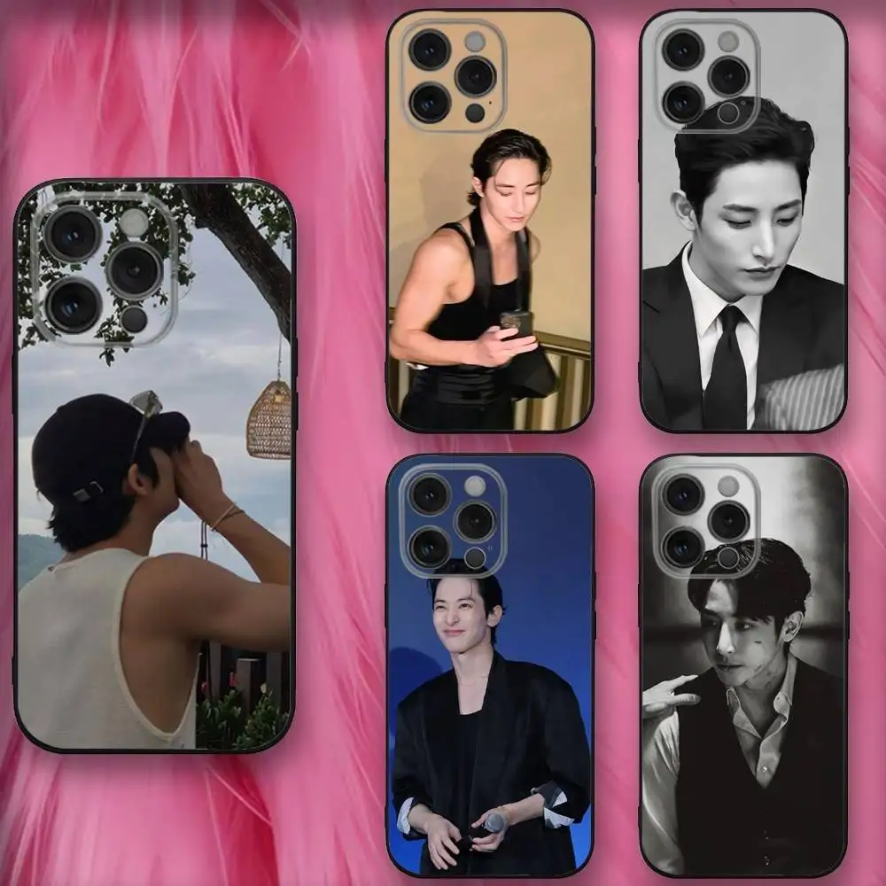 

Actor L-Lees Soo H-Hyuks Phone Case For iPhone 16,se4,15,14,13,12,11,Pro,X,XS,Max,XR,Plus,Mini Soft Black Cover
