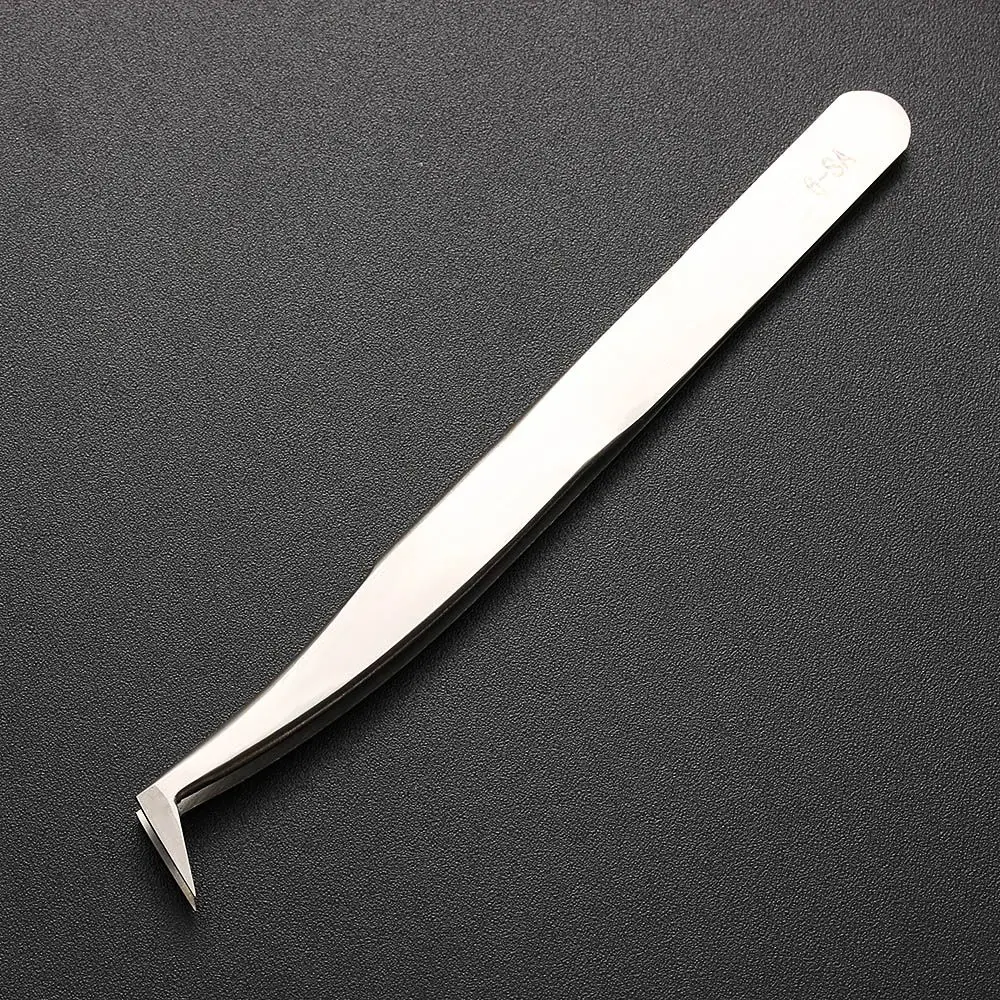 Neues Make-up-Tool Professionelle Schönheit Edelstahl 3D 6D Volumen gebogene falsche Wimpernpinzette