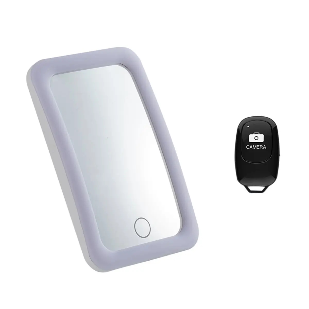 《Factory Direct》Magnetic Mobile Phone Magnetic Photo Selfie Mirror Led Wide-Angle Mirror Live Back Suction Mirror Selfie Makeup
