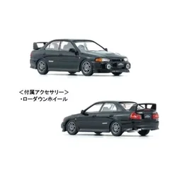 1:64 Lancer EVO IV (4) -- Black -- BM Creations Diecast Model Car Collection Limited Edition Hobby Toys