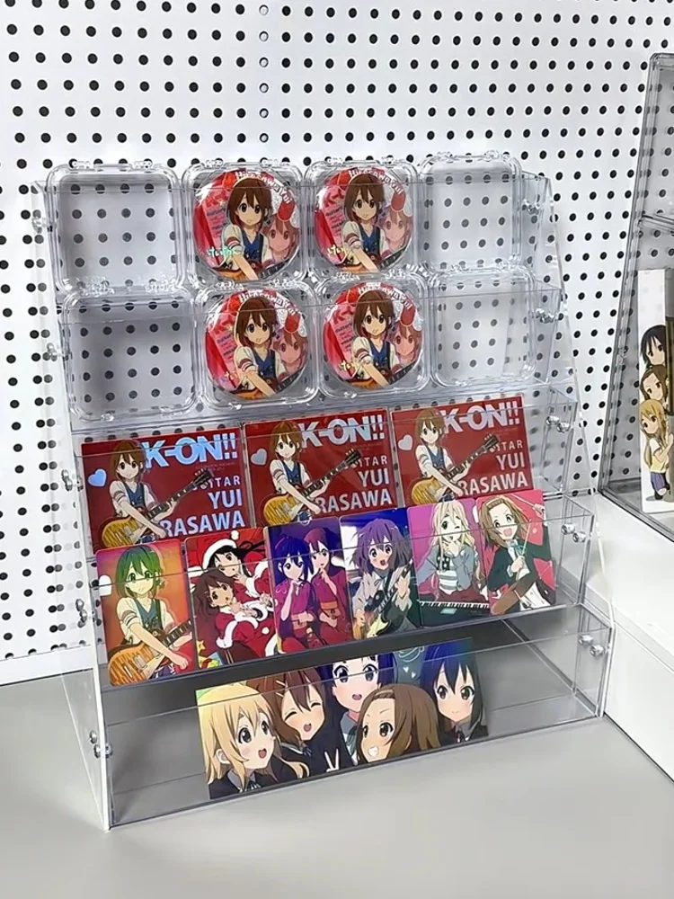 bajie-アクリルカード収納ボックス-ディスプレイスタンド-多機能グリッドデスクトップオーガナイザー-大容量-モダンミニマリストデザイン