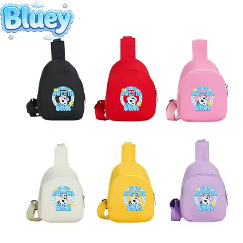 Infant Toddler Bluey Bag Mini Sling Pack 2026 New Small Size Crossbody Bag Soft Adjustable Strap First Birthday Gift Idea