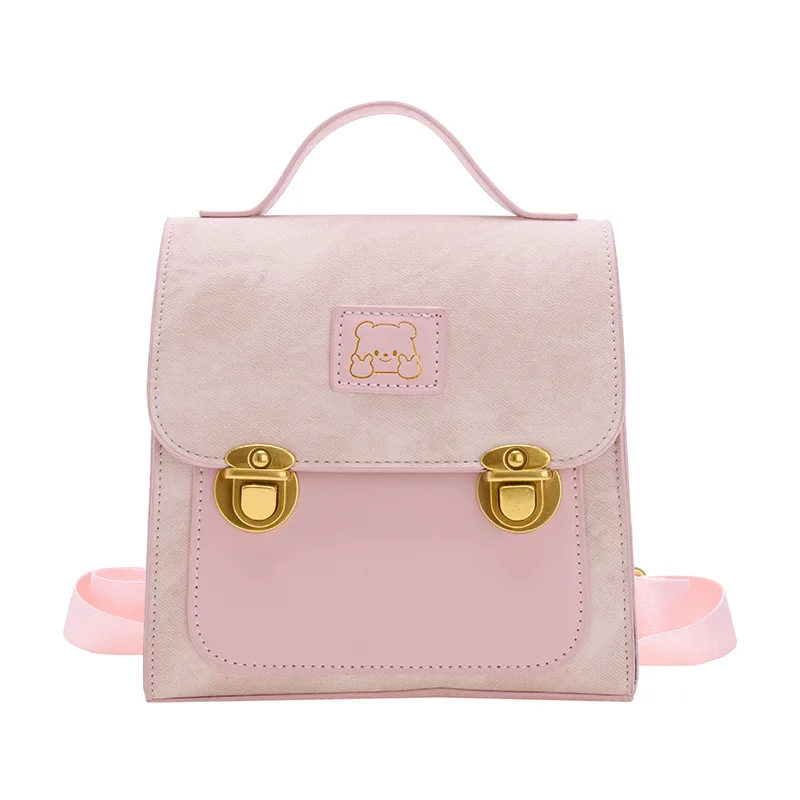 2024 Kids Backpack for Girls Boys Bags Cute Bear Portable Children School Bag Korean Baby Shoulder Bag for Travel