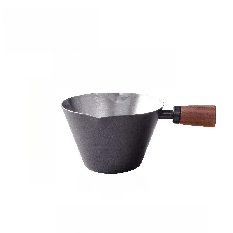 Taza medidora de acero inoxidable moderna y sencilla de 100ml, tazas de café expreso italianas graduadas de 304 onzas, accesorios para utensilios de café