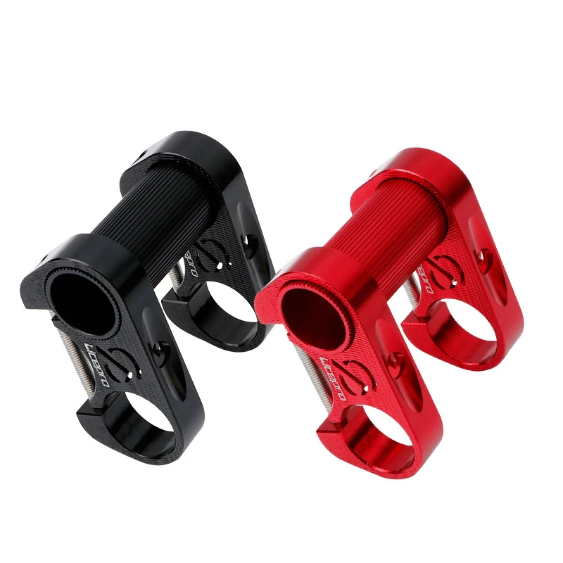 Litepro Super light Hollow Double Stem 25.4MM Aluminum Alloy CNC Bicycle Stem For  412 SP8 Folding Bike Handlebar Stem