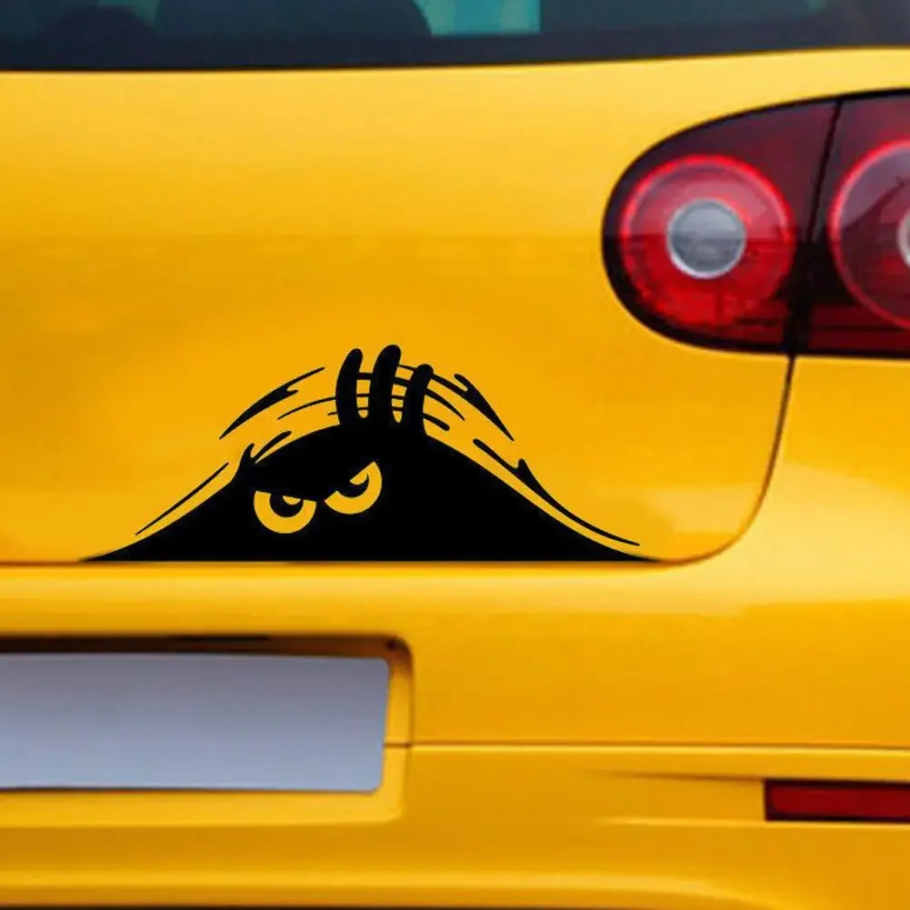 Peeping Door Slit Stickers Body Sticker Scratch Decal Sticker For Car AutoDecoration car sticker Notebook stickers