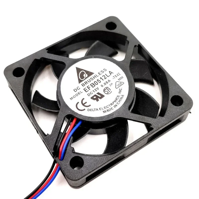 Delta EFB0512LA 5010 50MM 50*50*10MM Fan For Graphics card  North and south bridge chip Cooling fan 12V 0.08A  with 3pin