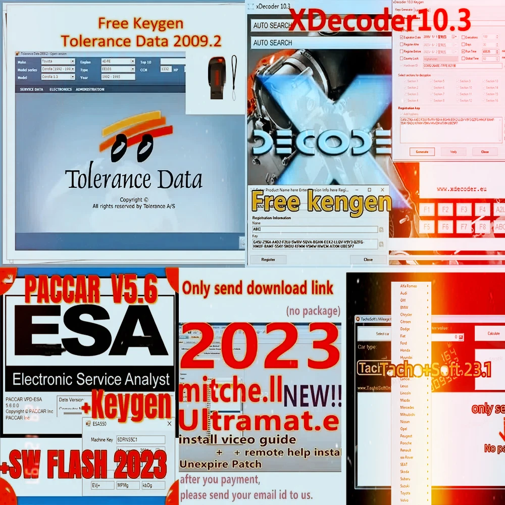 

Xdecoder 10,3 Keygen+mitchell ultramate 2023.07+TachoSoft 23.1+PACCAR ESA v5.6+KEYGEN +Data 2009.2 para Onbeperkte Gebruikers