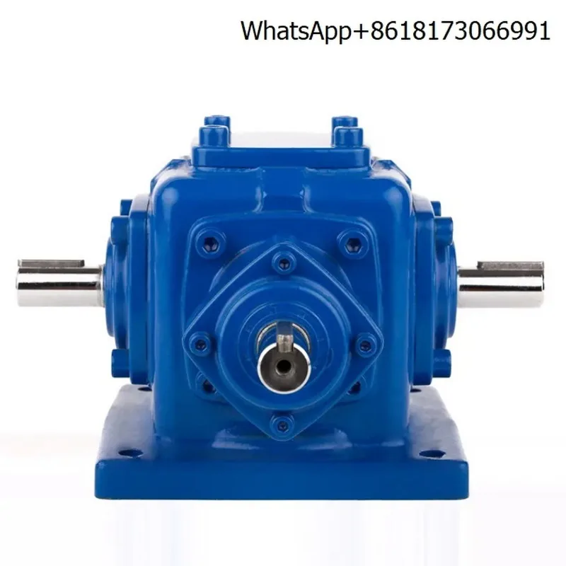 T-Cross Steering Box Spiral Bevel Gear Right Angle Steering Gear T2 4 6 7 8 10 12 16 20 25