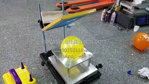 Pequeña impresora de pantalla automática para globos de látex