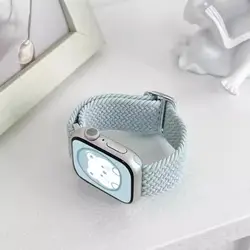 Strap for Apple watch band 45mm 44mm 42mm 49mm 41mm 40mm 38mm Light blue bracelet correa iWatch series SE 7 8 9 6 5 4 3 Ultra 2