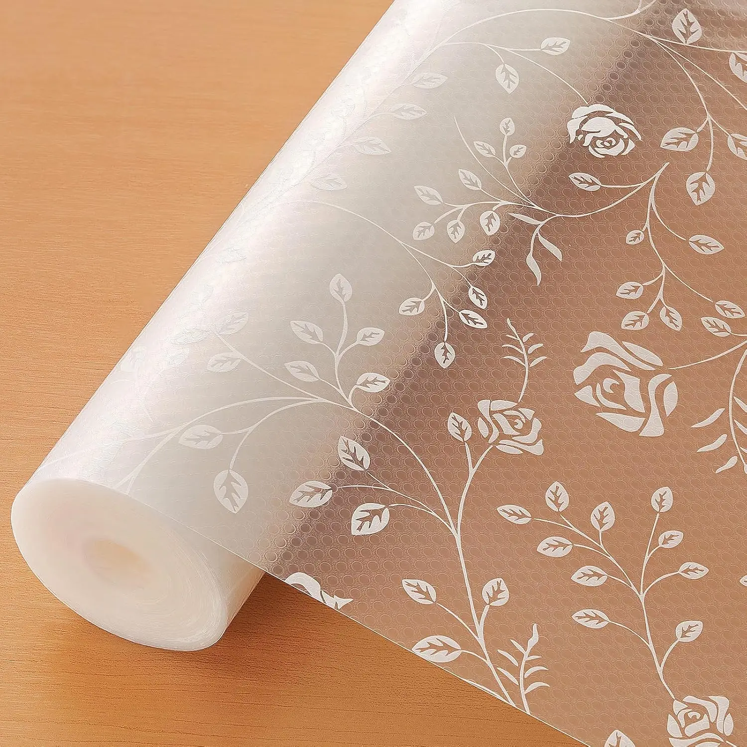 

Premium Non-Adhesive Waterproof Shelf Liner for Kitchen Cabinets Drawers Easy Cut Durable EVA Mat Modern Pattern