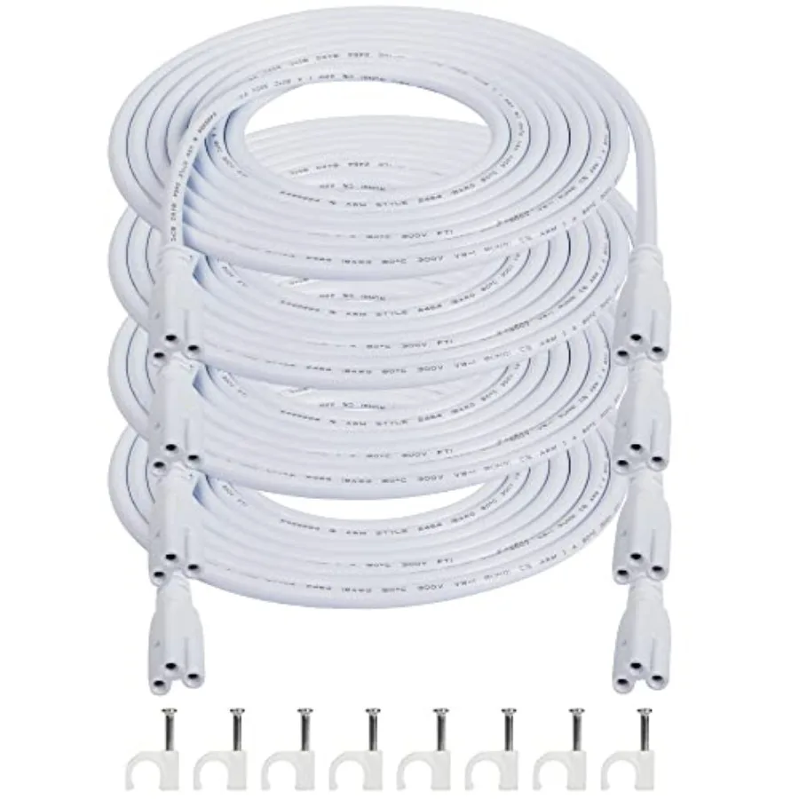 UL-LP Certification T5 T8 LED Lamp Connecting Wire for Ceiling Lights - Daylight Integrated Tube Cable Linkable Cords for Lamp