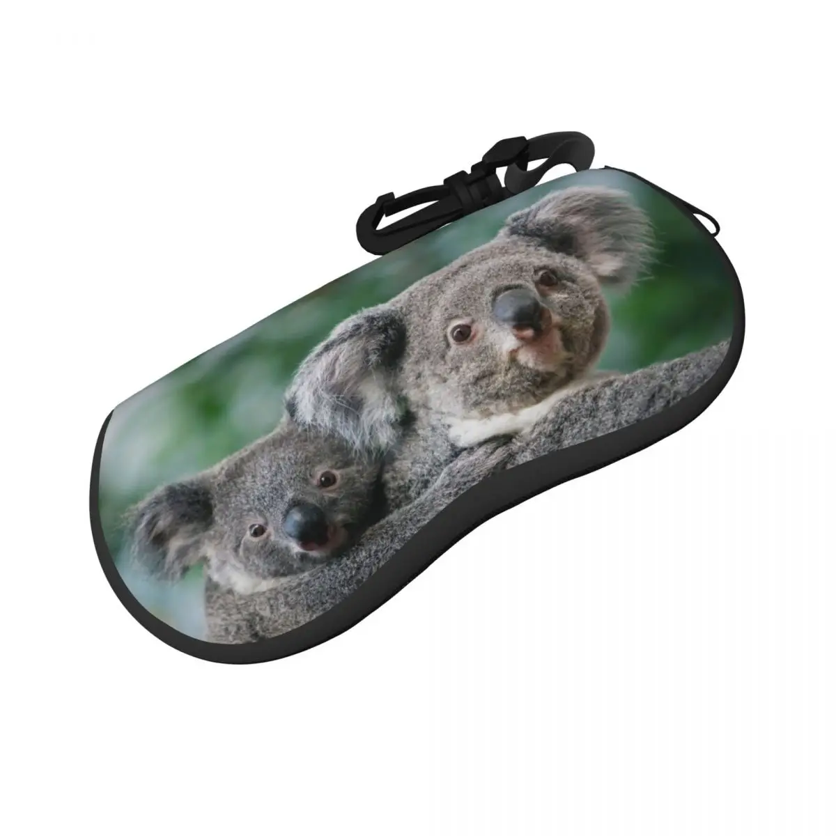 Glasses Case Soft Glasses Bag Koala Cuddling On Momma Portable Sunglasses Box Bag Eyeglasses Case