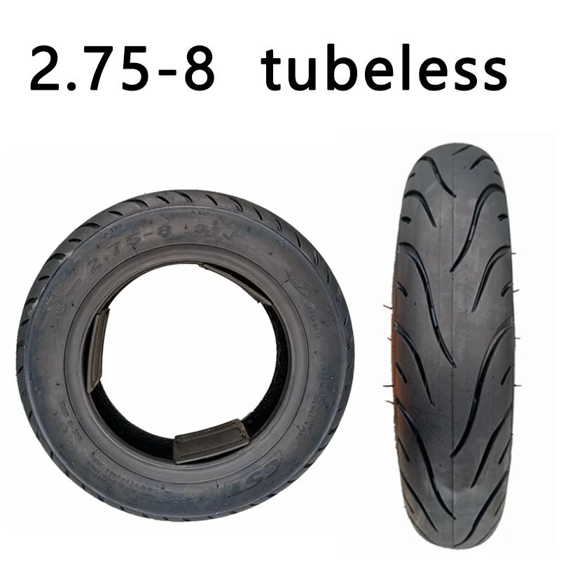 

2.75-8 Electric Vehicle Tire Tubeless Tyre2.75-8 Vacuum Wheels Tyres for Motorcycle Parts